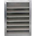 Air Conditioning Products Co High Galvanized Fixed-Height Adjustable Width Louver 36" - GAFL 36-2436 GAFL 36-2436